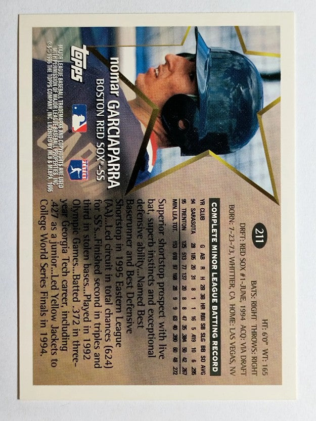1996 Topps #211 Nomar Garciaparra
