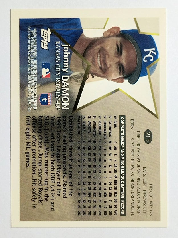 1996 Topps #215 Johnny Damon