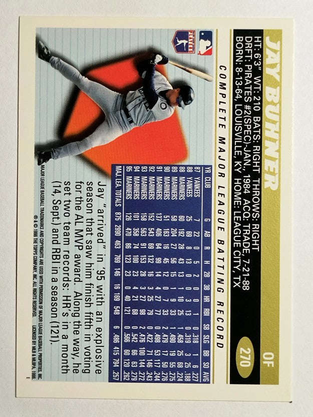 1996 Topps #270 Jay Buhner