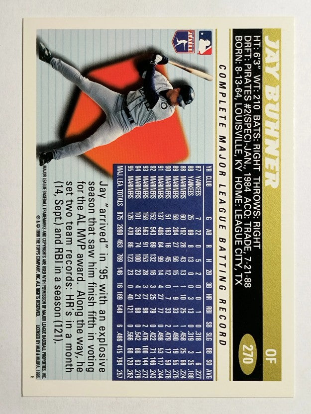 1996 Topps #270 Jay Buhner