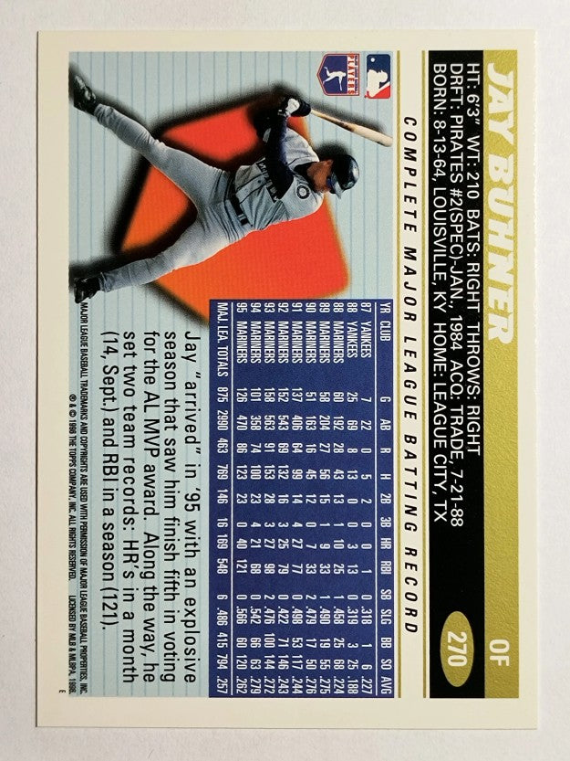 1996 Topps #270 Jay Buhner
