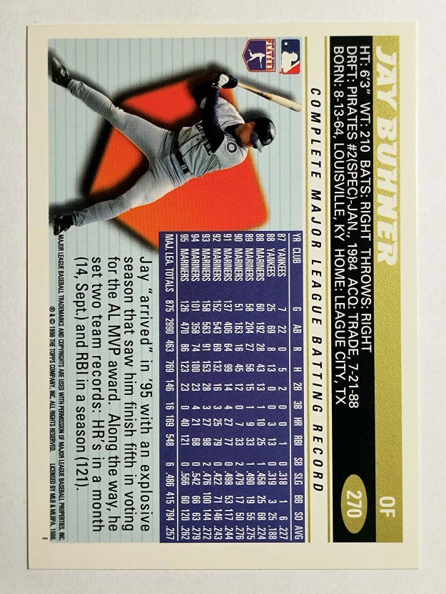 1996 Topps #270 Jay Buhner