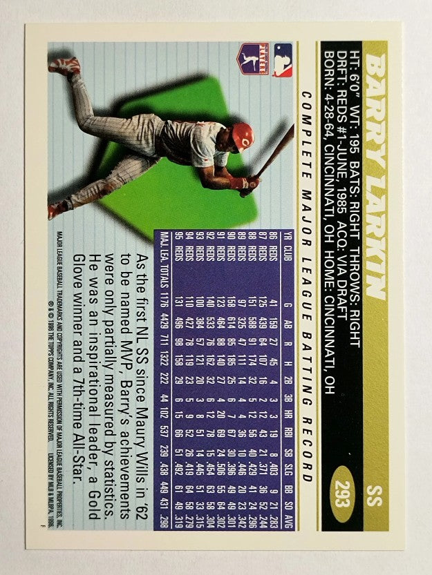 1996 Topps #293 Barry Larkin