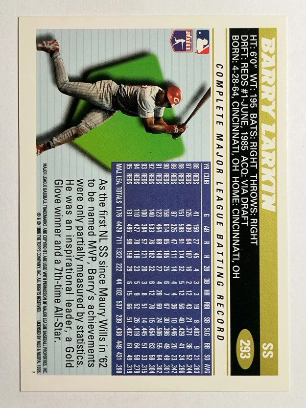 1996 Topps #293 Barry Larkin