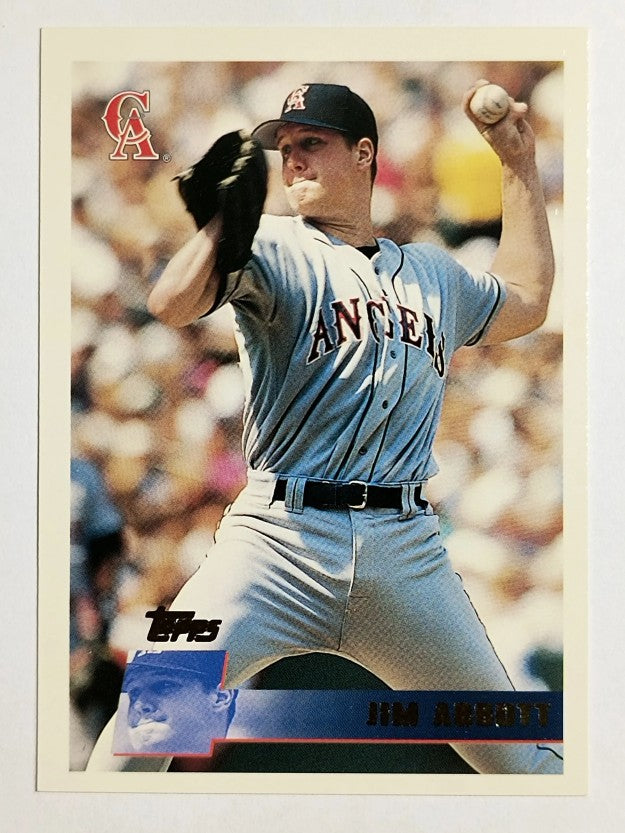 1996 Topps #372 Jim Abbott
