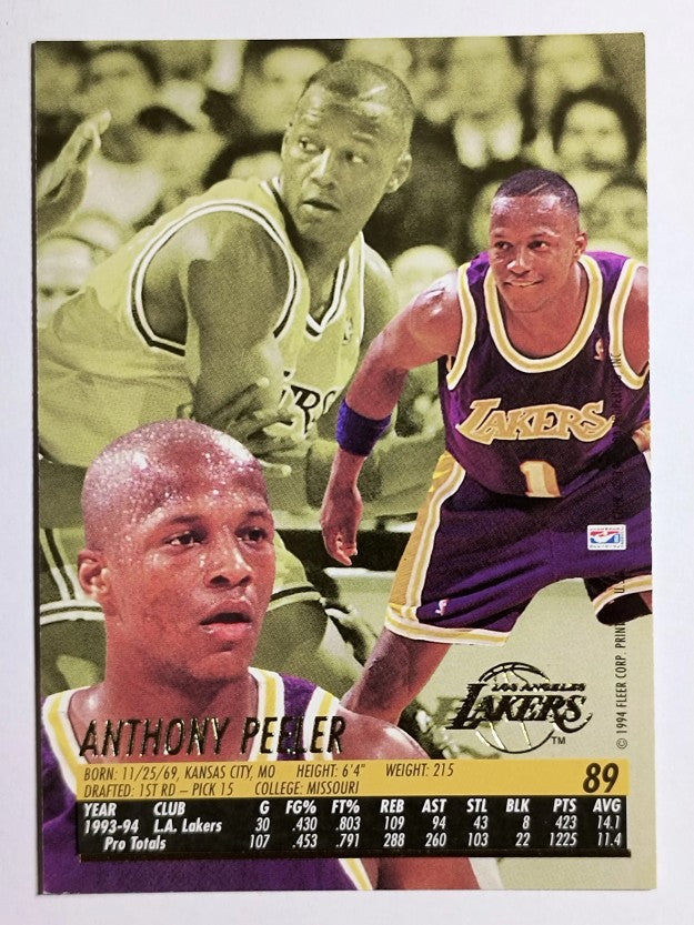 1994-95 Ultra #89 Anthony Peeler