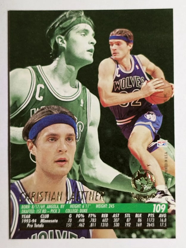 1994-95 Ultra #109 Christian Laettner
