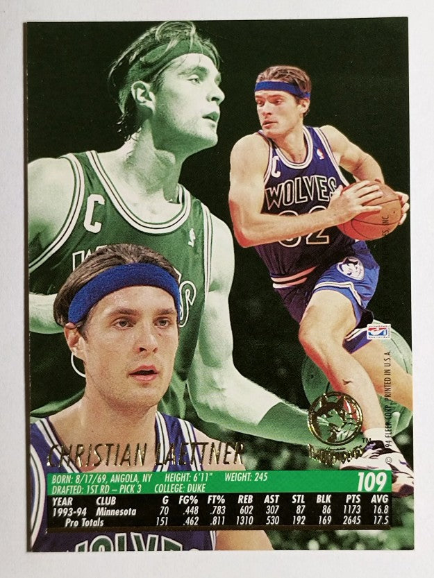 1994-95 Ultra #109 Christian Laettner