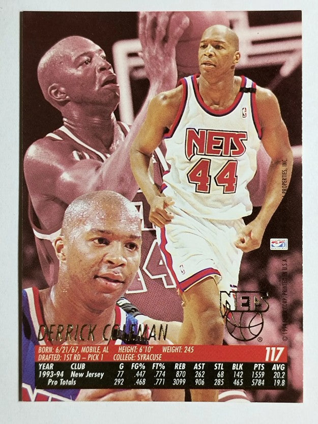 1994-95 Ultra #117 Derrick Coleman