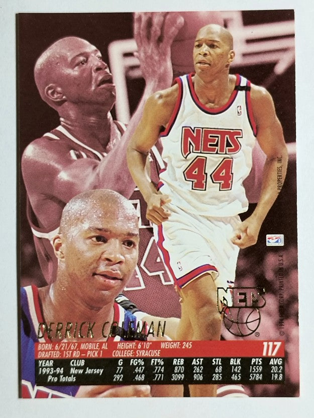 1994-95 Ultra #117 Derrick Coleman