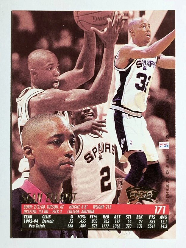1994-95 Ultra #171 Sean Elliott