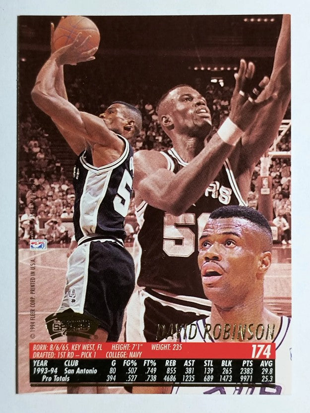 1994-95 Ultra #174 David Robinson (NM)