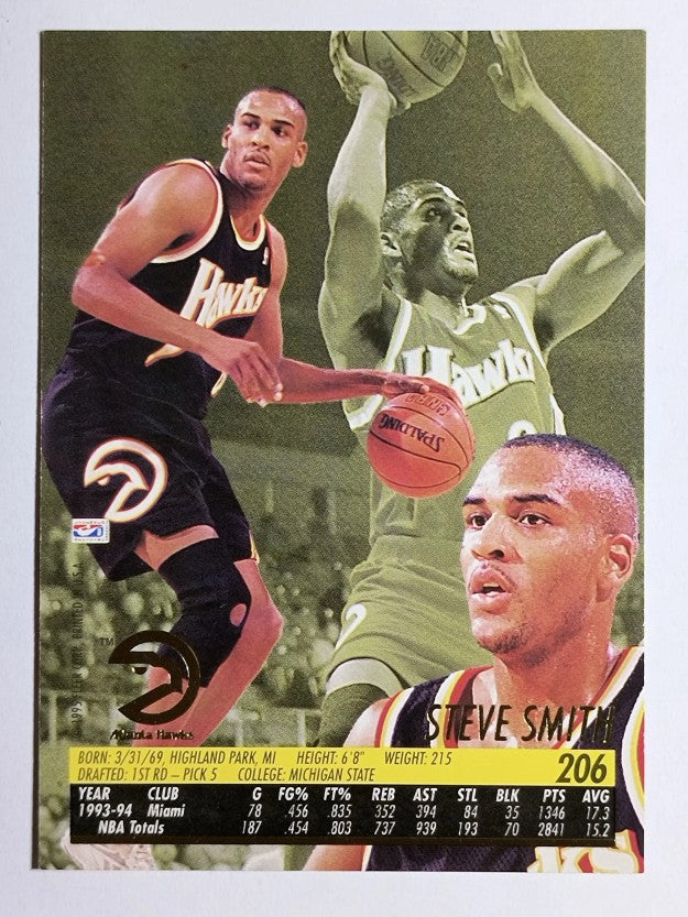 1994-95 Ultra #206 Steve Smith