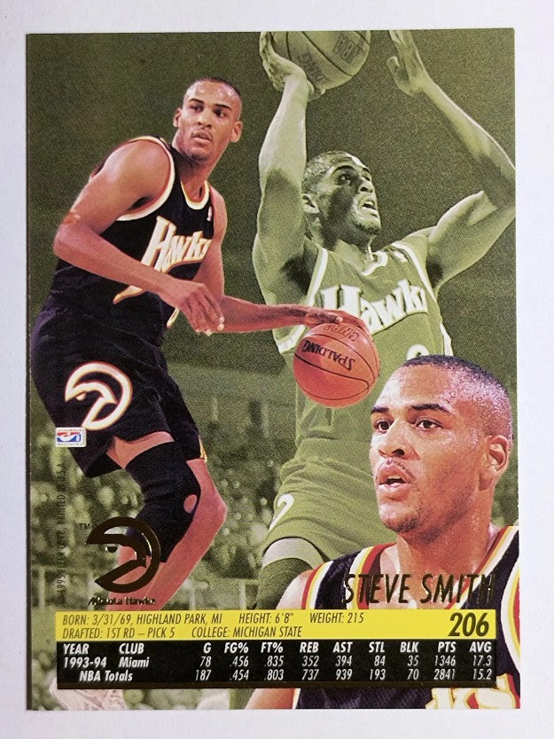 1994-95 Ultra #206 Steve Smith
