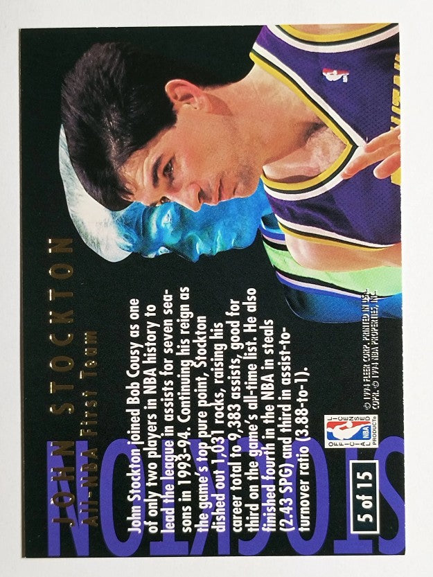 1994-95 Ultra All-NBA #5 John Stockton