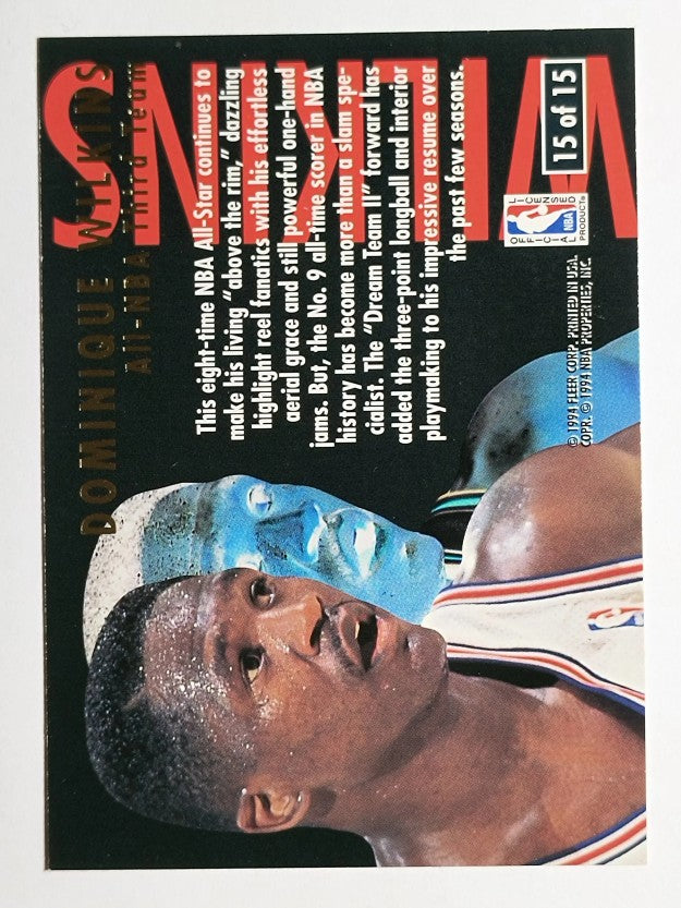 1994-95 Ultra All-NBA #15 Dominique Wilkins (NM)