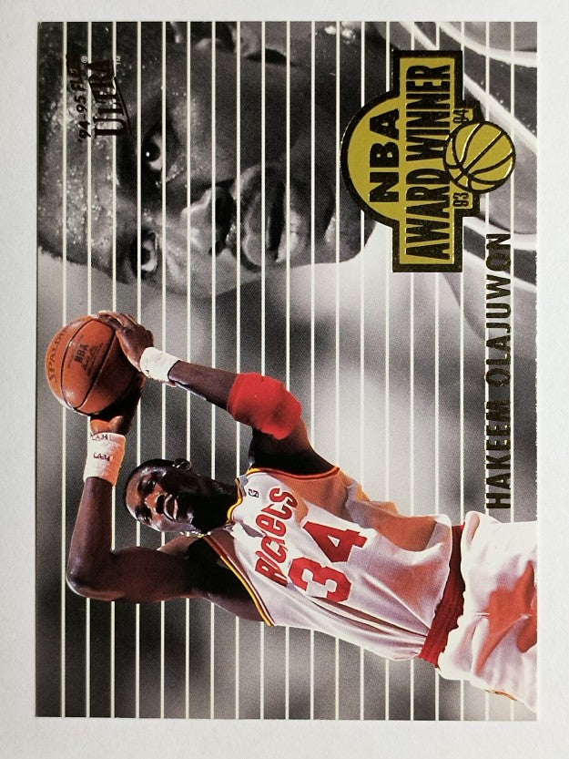 1994-95 Ultra Award Winners #3 Hakeem Olajuwon