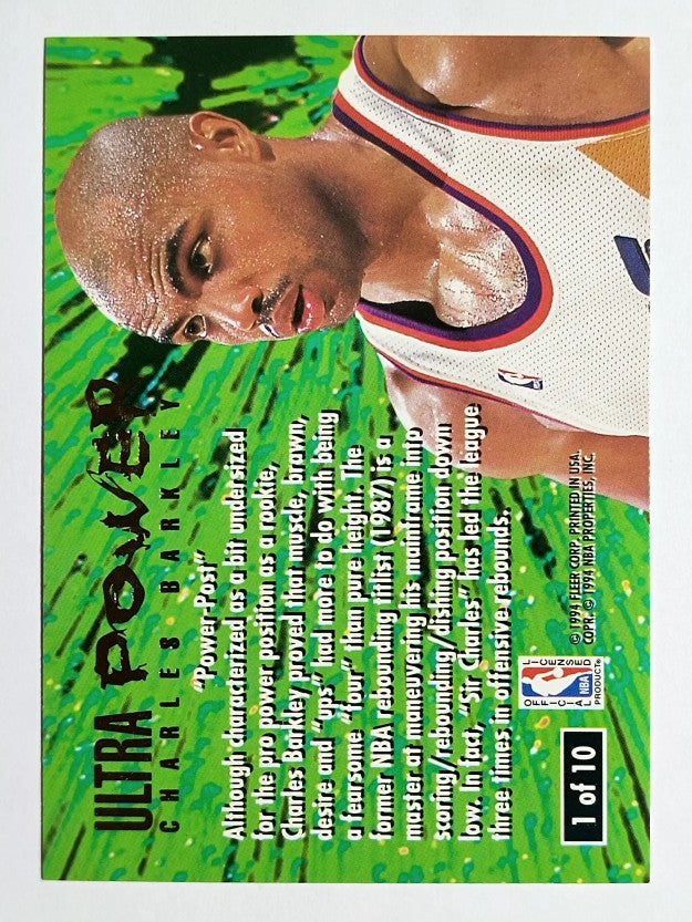 1994-95 Ultra Power #1 Charles Barkley