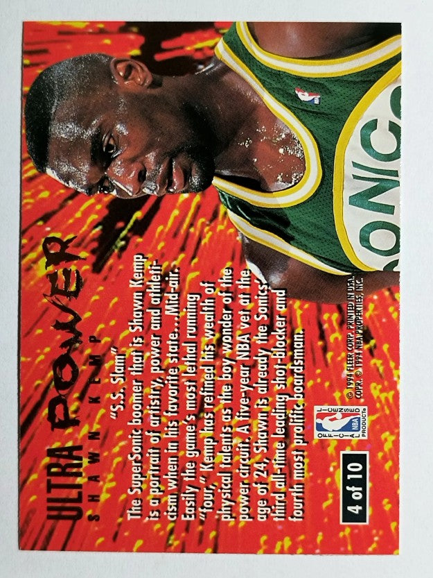 1994-95 Ultra Power #4 Shawn Kemp