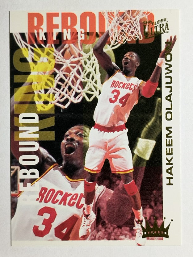 1994-95 Ultra Rebound Kings #6 Hakeem Olajuwon