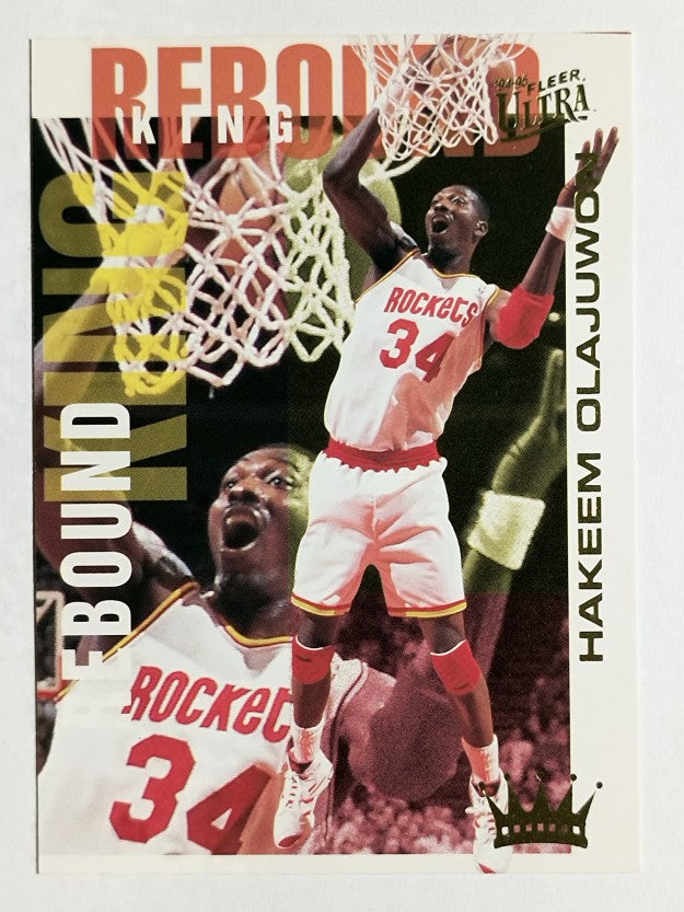 1994-95 Ultra Rebound Kings #6 Hakeem Olajuwon (NM)