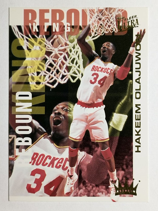 1994-95 Ultra Rebound Kings #6 Hakeem Olajuwon