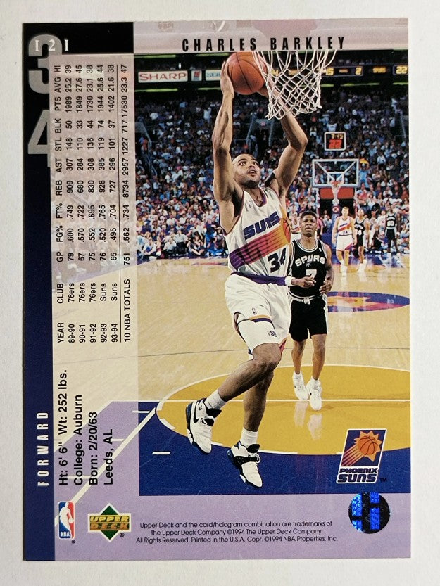 1994-95 Upper Deck #121 Charles Barkley