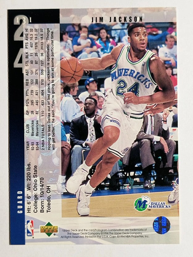 1994-95 Upper Deck #131 Jim Jackson