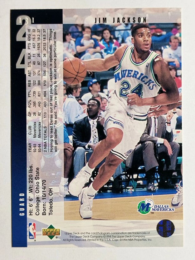 1994-95 Upper Deck #131 Jim Jackson