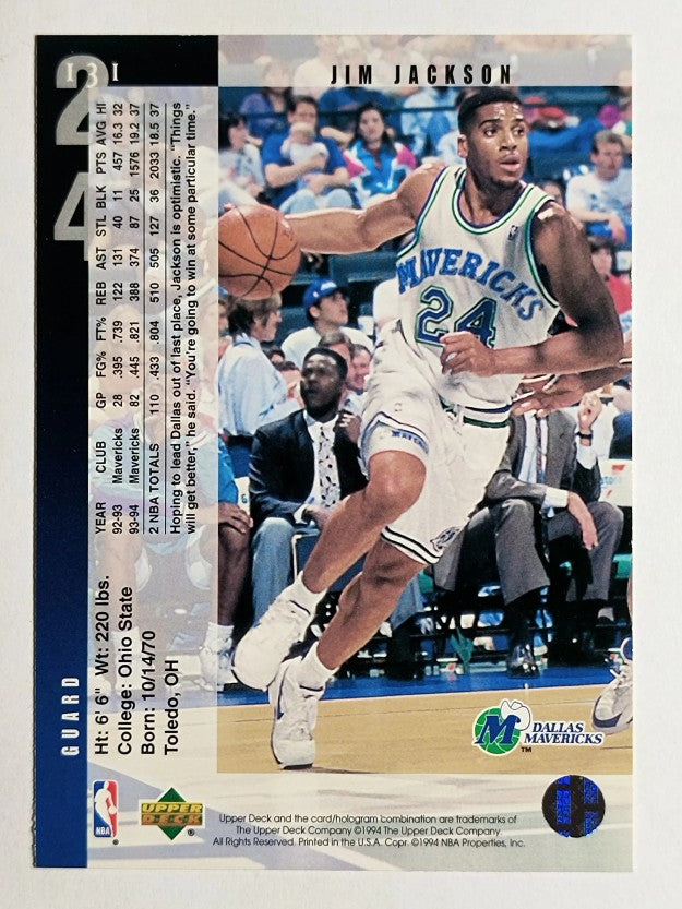 1994-95 Upper Deck #131 Jim Jackson
