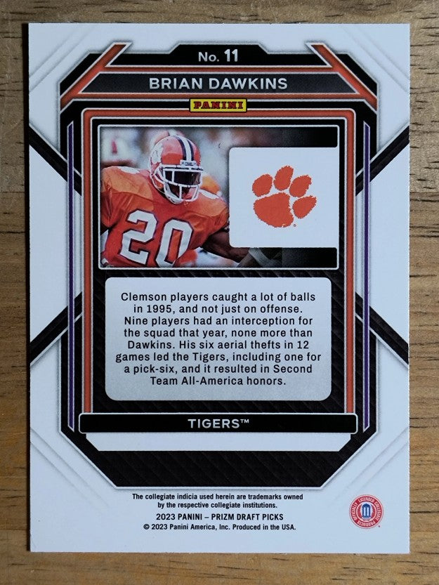 2023 Panini Prizm Draft Picks #11 Brian Dawkins