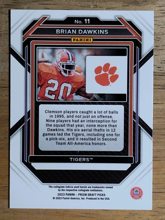 2023 Panini Prizm Draft Picks #11 Brian Dawkins