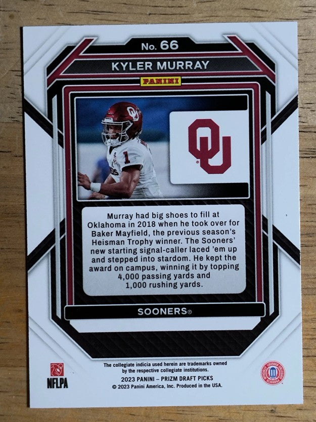 2023 Panini Prizm Draft Picks #66 Kyler Murray