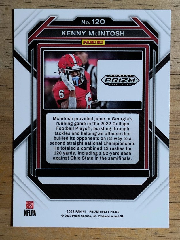 2023 Panini Prizm Draft Picks #120 Kenny McIntosh