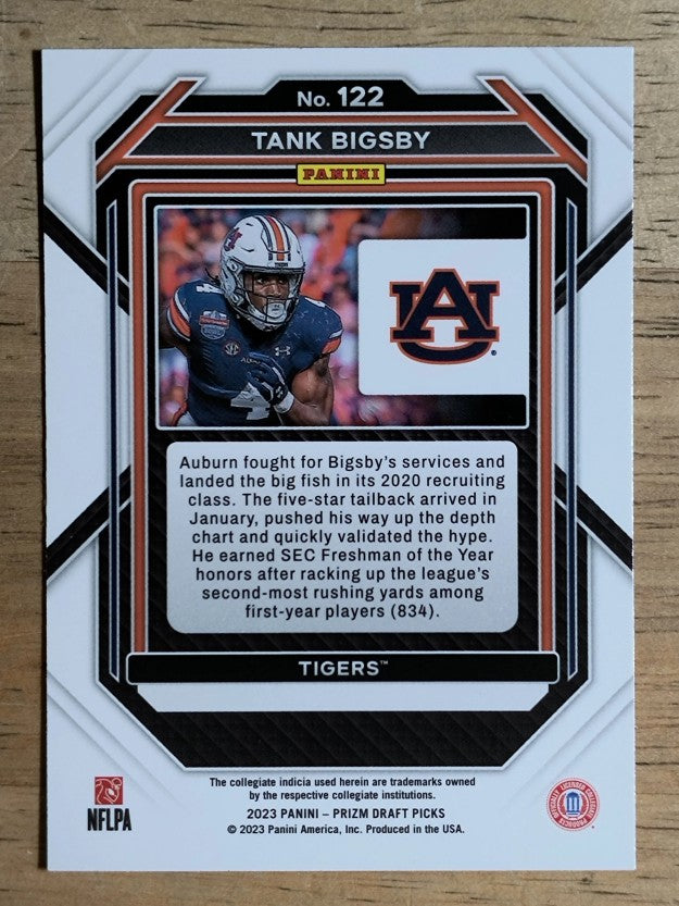 2023 Panini Prizm Draft Picks #122 Tank Bigsby