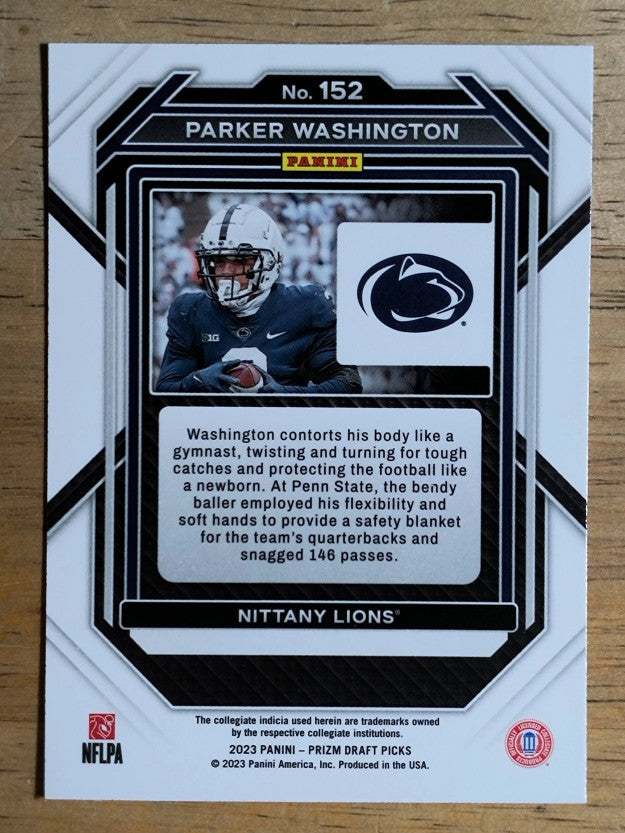 2023 Panini Prizm Draft Picks #152 Parker Washington