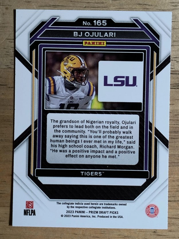 2023 Panini Prizm Draft Picks #165 BJ Ojulari