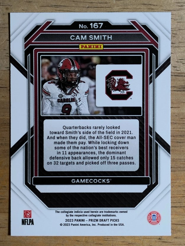 2023 Panini Prizm Draft Picks #167 Cam Smith