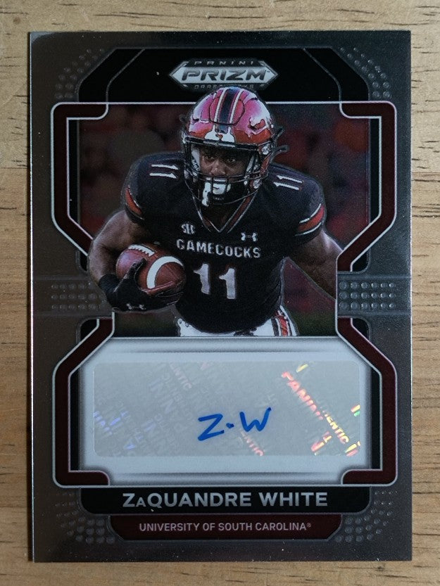 2023 Panini Prizm Draft Picks Autographs #ZWI ZaQuandre White