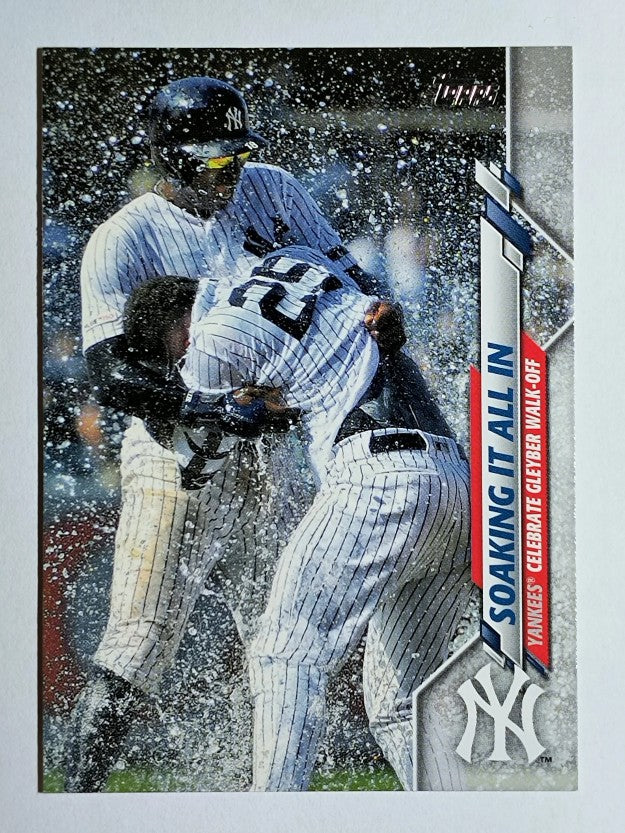 2020 Topps #157 Soaking It All In/Gleyber Torres/Didi Gregorius