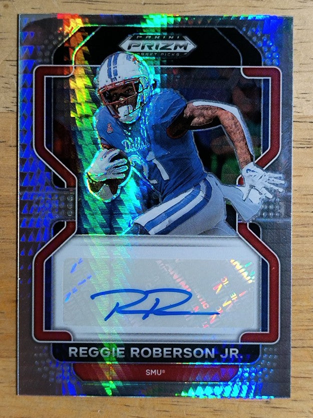 2023 Panini Prizm Draft Picks Autographs Mojo #RRJ Reggie Roberson Jr.