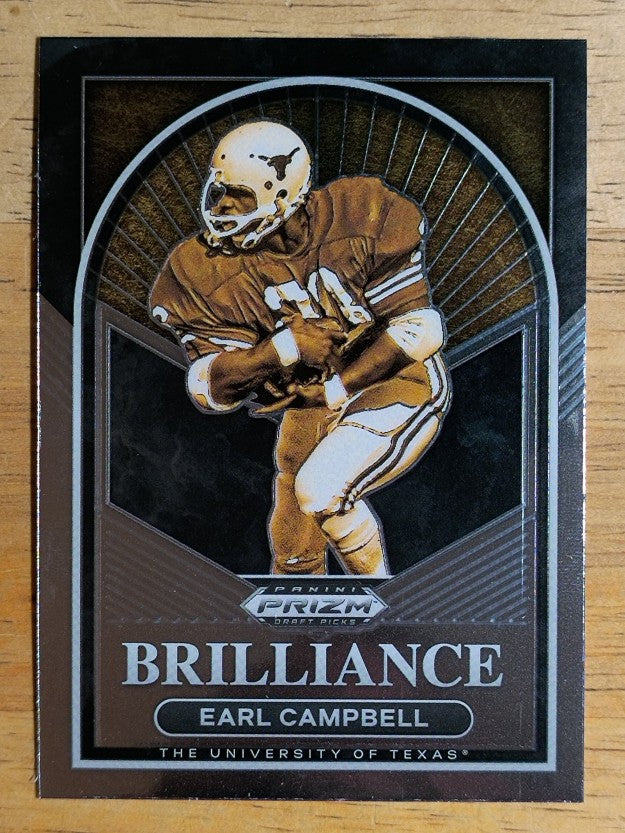 2023 Panini Prizm Draft Picks Brilliance #11 Earl Campbell