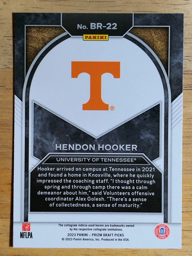 2023 Panini Prizm Draft Picks Brilliance #22 Hendon Hooker