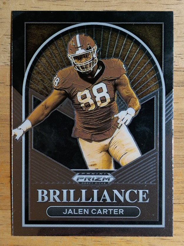 2023 Panini Prizm Draft Picks Brilliance #25 Jalen Carter