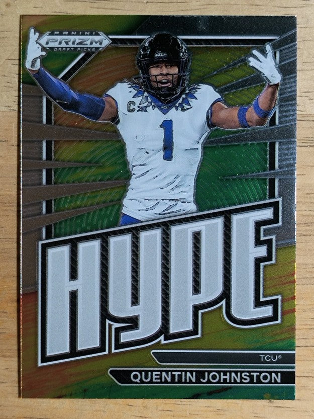 2023 Panini Prizm Draft Picks Hype #9 Quentin Johnston