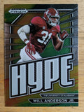 2023 Panini Prizm Draft Picks Hype #10 Will Anderson Jr.