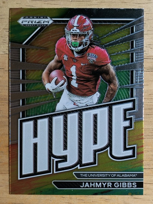 2023 Panini Prizm Draft Picks Hype #11 Jahmyr Gibbs