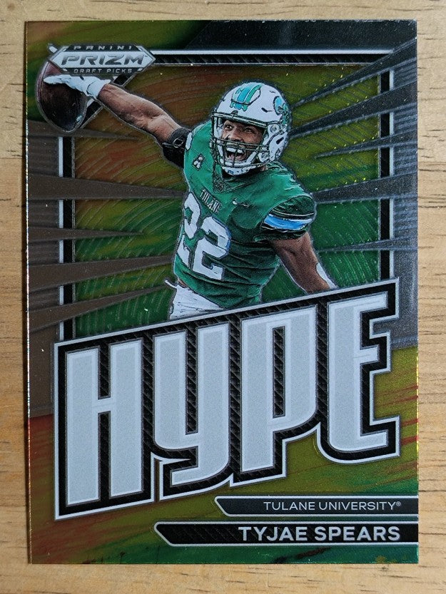 2023 Panini Prizm Draft Picks Hype #19 Tyjae Spears