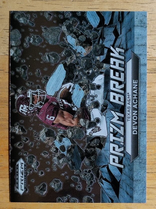 2023 Panini Prizm Draft Picks Prizm Break #12 De'Von Achane