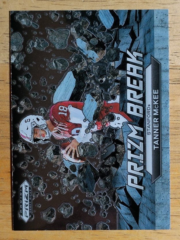 2023 Panini Prizm Draft Picks Prizm Break #16 Tanner McKee